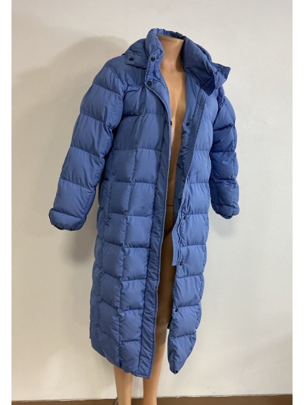 Lands End Down Coat Long Puffer Jacket Womens Small